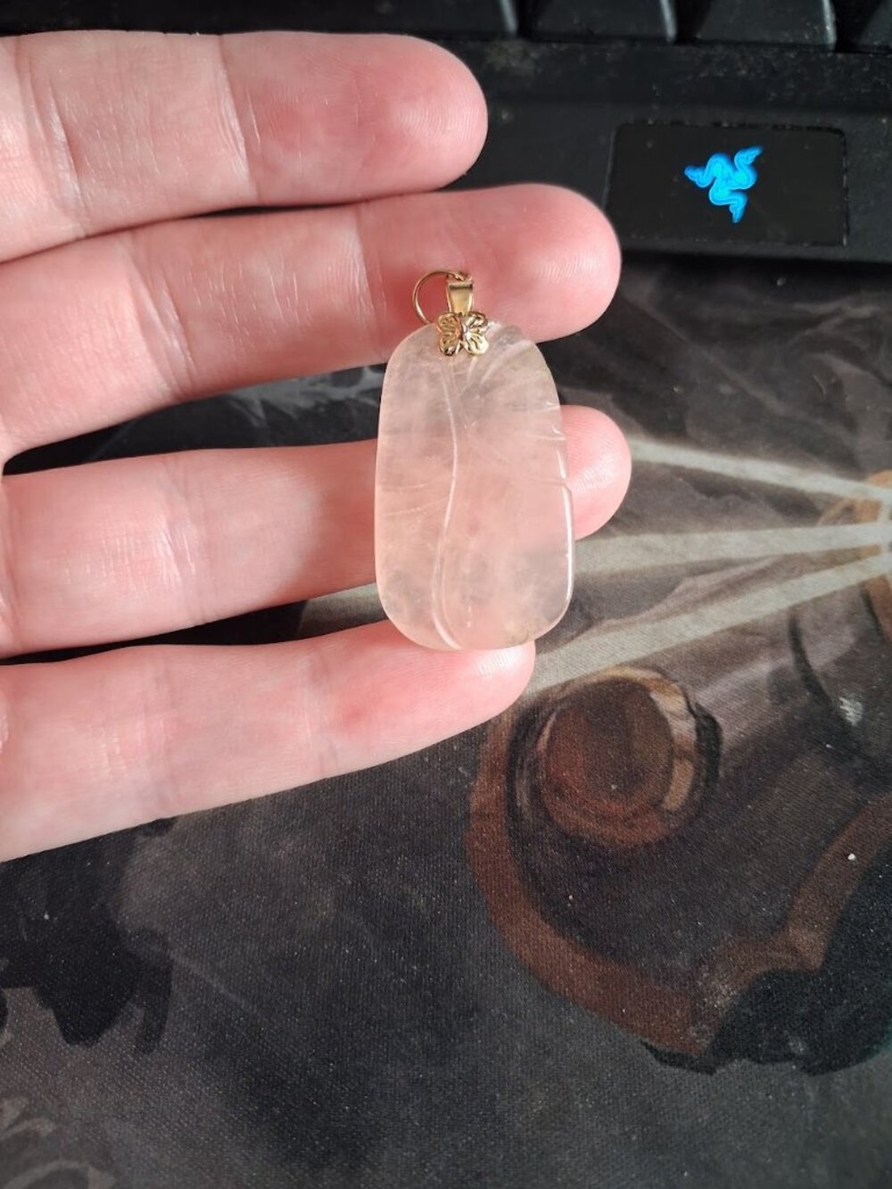 Pink Quartz pendant